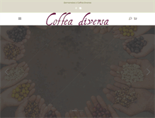 Tablet Screenshot of coffeadiversa.com
